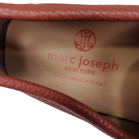 MARC JOSEPH Jefferson St Pebble Leather Driving Moccasins Sz 8 NWOT - Picture 8 of 11
